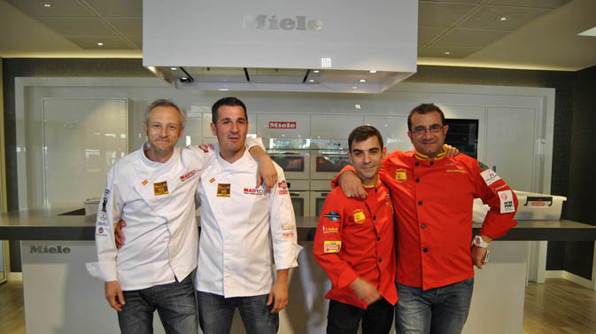 Duelo de chefs con La Roja en Miele Center