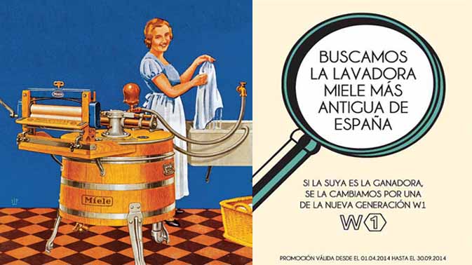 Se busca la lavadroa Miele más antigua